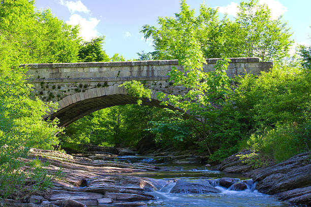 istock Old stone bridge in Miykovtsi village 479693575