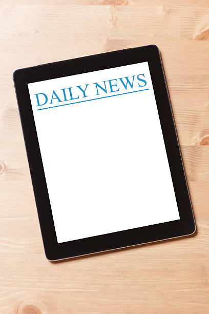 istock Daily news on digital tablet with copy space 479693808