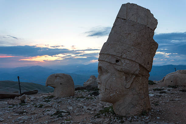 istock Stone head statues at Nemrut Mountain in Turkey 479703194