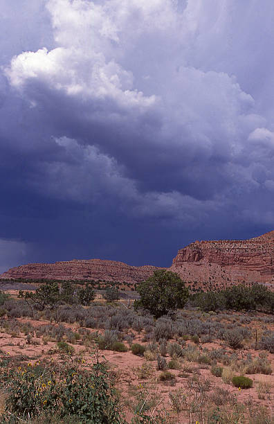 istock Vertical view cumulo-nimbus cloud over desert Vermillion Cliffs Fredonia Arizona 479710312