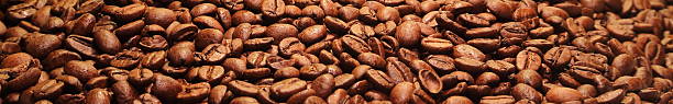Coffee bean background full frame stock photo