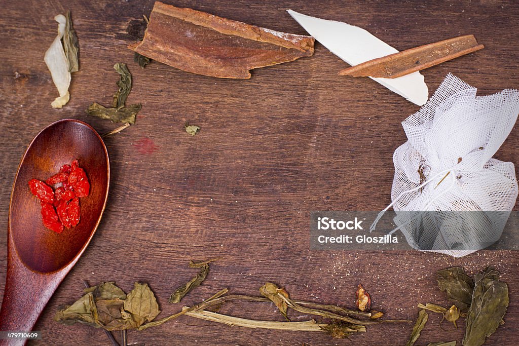 Spice scoop with cloves, star anise and cinnamon sticks Anise Stock Photo