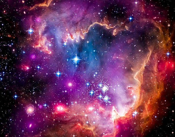 magellanic cloud - space exploding big bang star стоковые фото и изображения