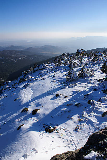 istock Snowy mountains and 