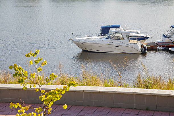 istock Small boats at a mooring in the afternoon 479717523
