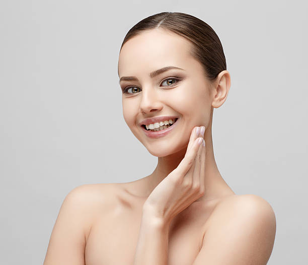 istock Beautiful Woman with Clean Fresh Skin 479718912