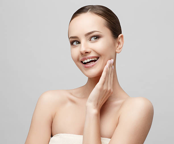 istock Beautiful Woman with Clean Fresh Skin 479718946