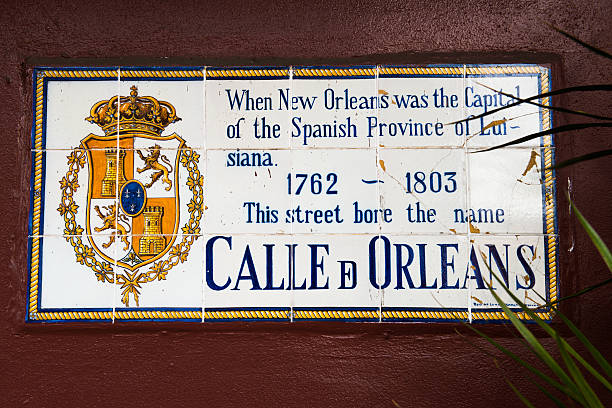 istock Calle de Orleans Building Plaque 479720279
