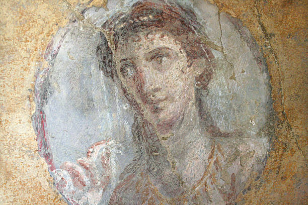 istock Pompeian portrait. Pompeii (Naples - Italy) 479721326
