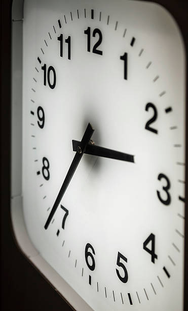 istock Public clock In a railway station 479723047