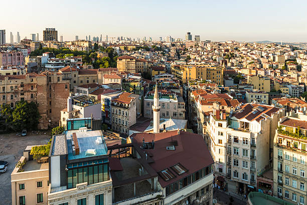 istock Istanbul aerial view at sunset 479726542