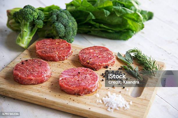 Wagyu Beef Steaks Stock Photo - Download Image Now - Kobe - Japan, Meat, Wagyu Beef