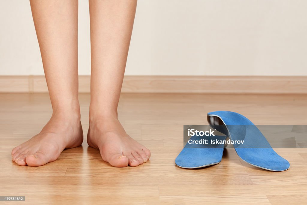 Pieds carrés - Photo de Orthotics libre de droits