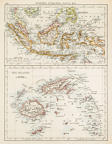 istock Map of Fiji Sumatra Borneo 1897 479737010