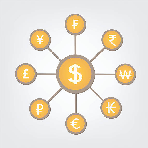 забронируйте валюты - swiss currency dollar sign exchange rate symbol stock illustrations