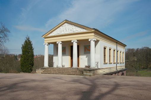 Roman House (1791-1798 by Johann August Arens), Park an der Ilm, Weimar, Germany