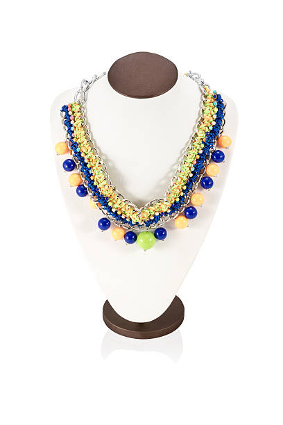 istock Pendant with chain and stones 479758844