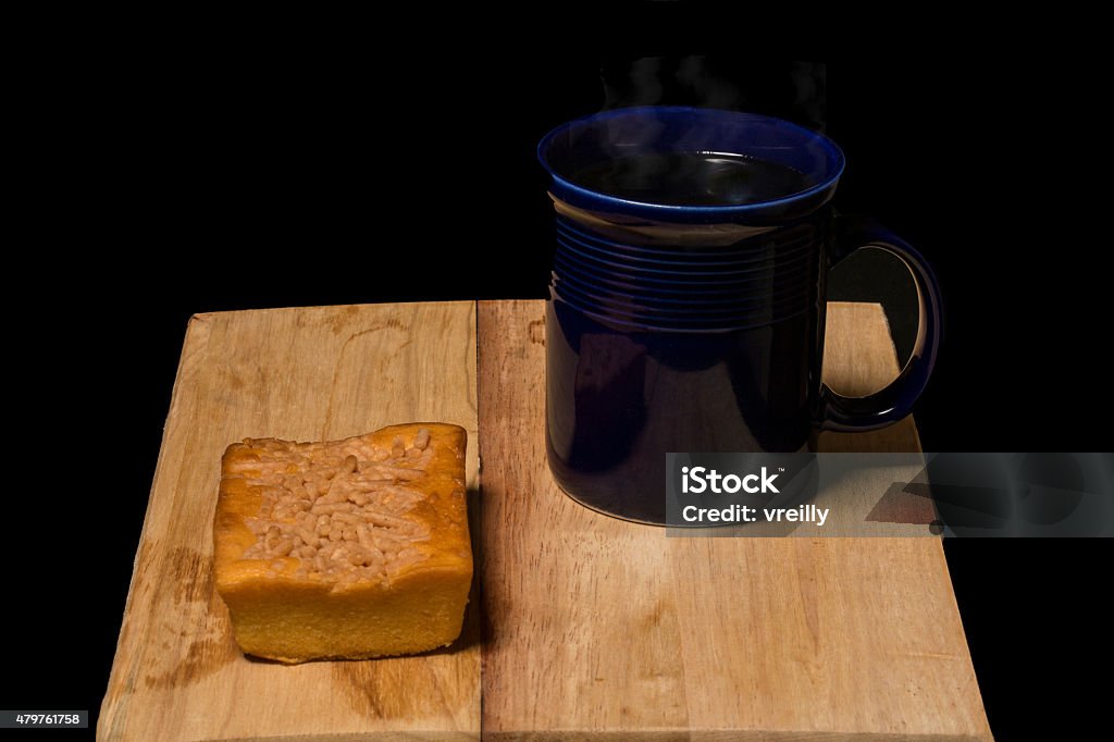 Tasse Kaffee und Kuchen - Lizenzfrei 2015 Stock-Foto