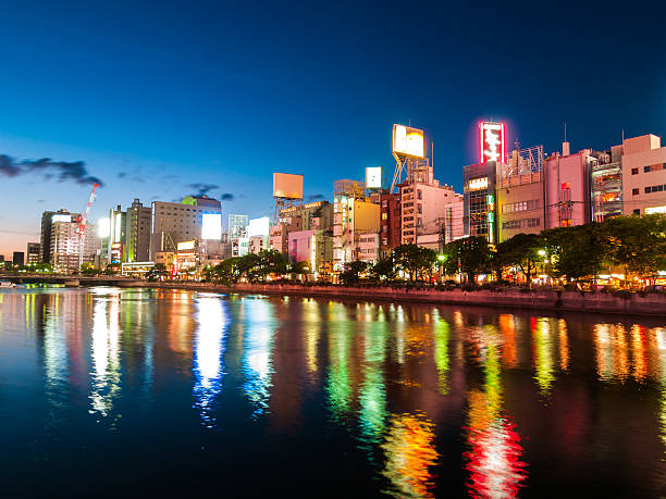 istock Fukuoka Riverfront at night, Japan 479762940