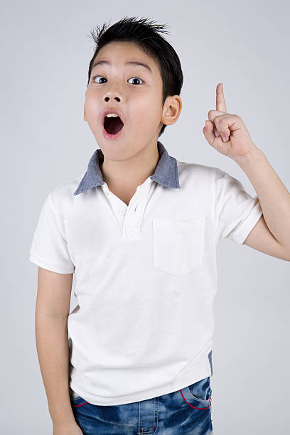 istock Little asian boy with surprise face 479766512