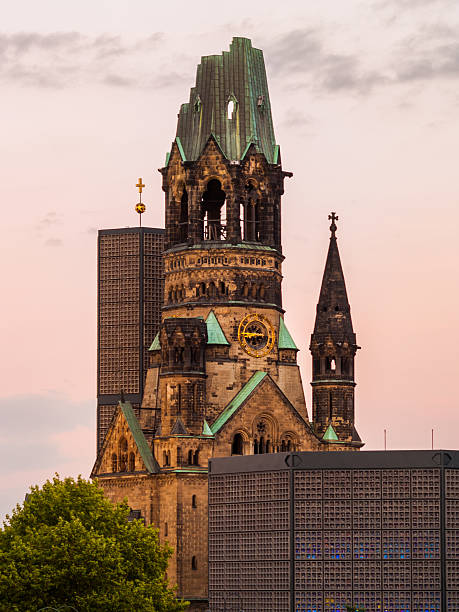 Kaiser Wilhelm Gedaechtniskirche by night, Berlin, Germany