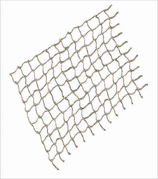 Vector illustration of fishing net texture pattern