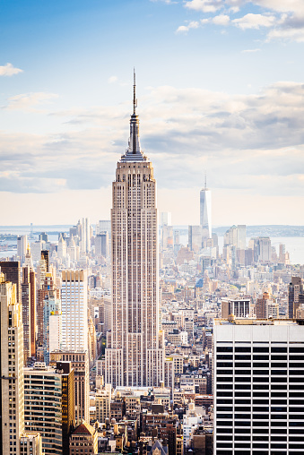 Edificios de la ciudad de Nueva York-Midtown y el edificio Empire State. photo
