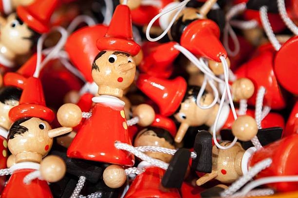 istock Traditional wooden Pinocchio toy. 479774382