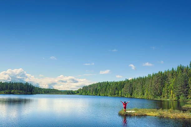 istock Woman greeting a summer day 479783206