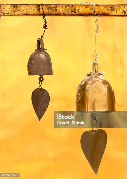 Gold Bell At Thai Temple Stock Photo - Download Image Now - 2015, Asia, Backgrounds