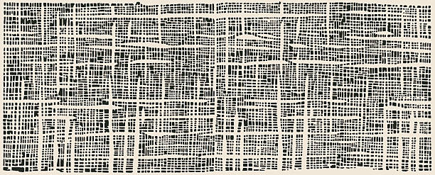 페인트 붓 애니메이션 - design pattern textile abstract stock illustrations