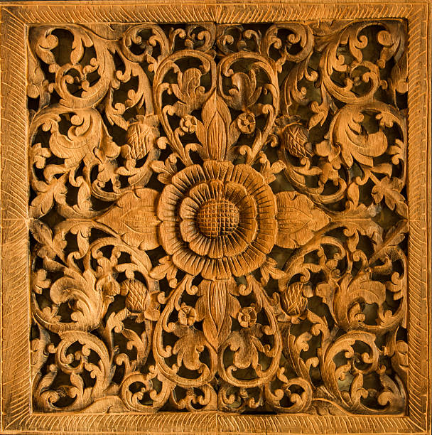 istock flower wood sculpture 479792196