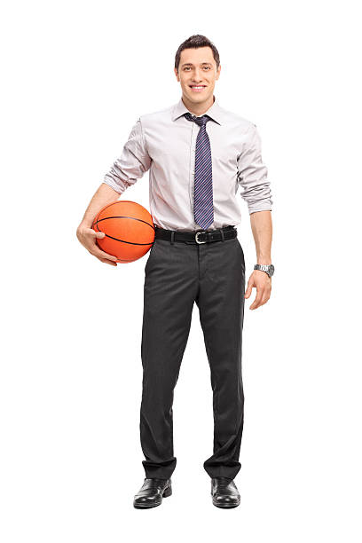 istock Handsome businessman holding a basketball 479792332