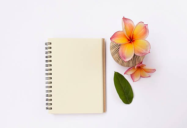 istock Nature concept flower vase and notebook 479794560
