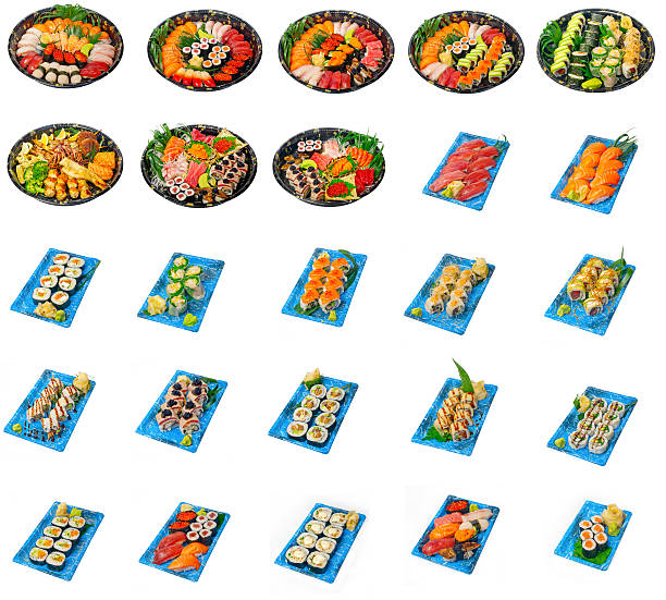 istock Japanese sushi collage isolated 479798808
