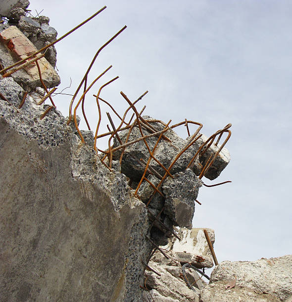 istock concrete rubble and twisted rusty metal on a demolition site 479800068