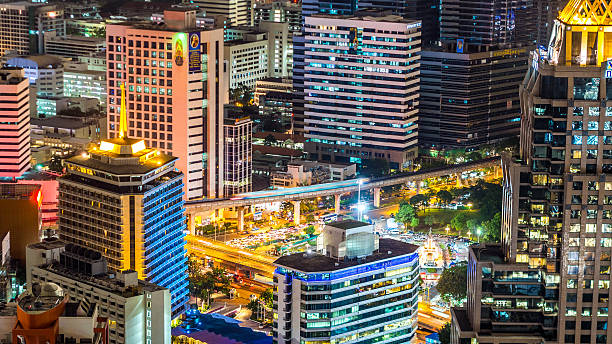 istock Bangkok inner city by night 479801022