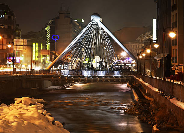 Bridge in Andorra la Vella. Andorra