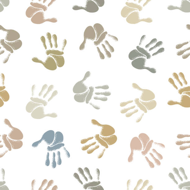 Traceable Hand Pattern 150+ Hand Traced Pictures Stock Illustrations, Royalty-Free Vector ...