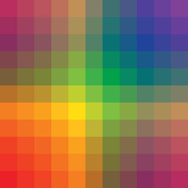 색상화 배경 패턴 - cold colors stock illustrations