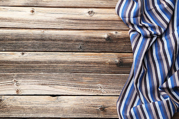 istock Napkin on brown wood 479811158