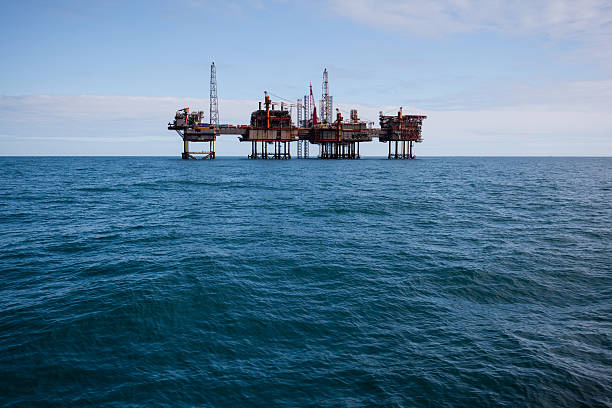 istock Oil platform *space on the water 479814400