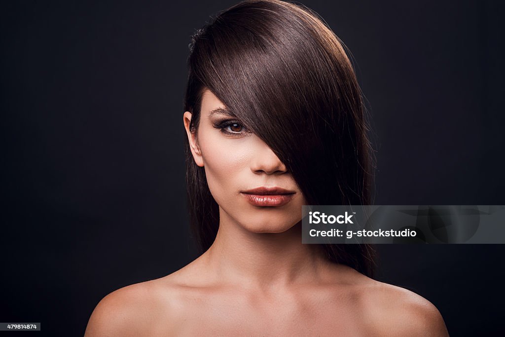 Silky Hair Stock Photo - Download Image Now - One Woman Only, Women, 20-29  Years - iStock