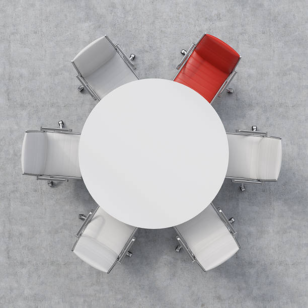 istock Top view of a conference room. 479817828