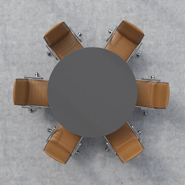 istock Top view of a conference room. 479817830