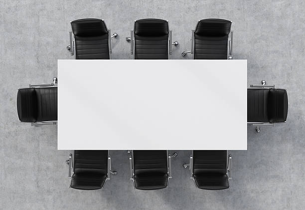 istock Top view of a conference room. 479818034