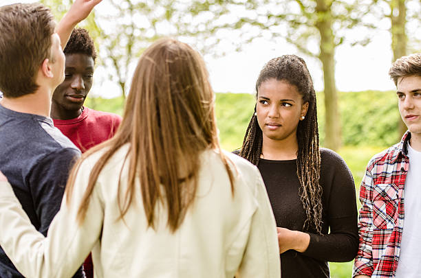 istock Group of college student outdoors 479824866