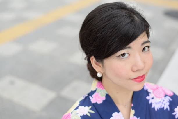 istock Young woman in yukata 479825322