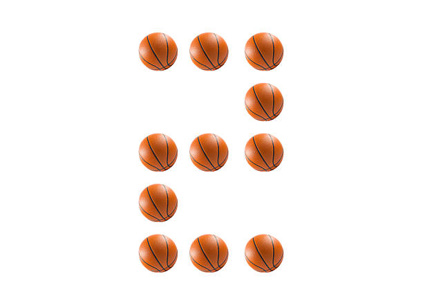 istock Number 2, alphabet from basketball balls 479831862