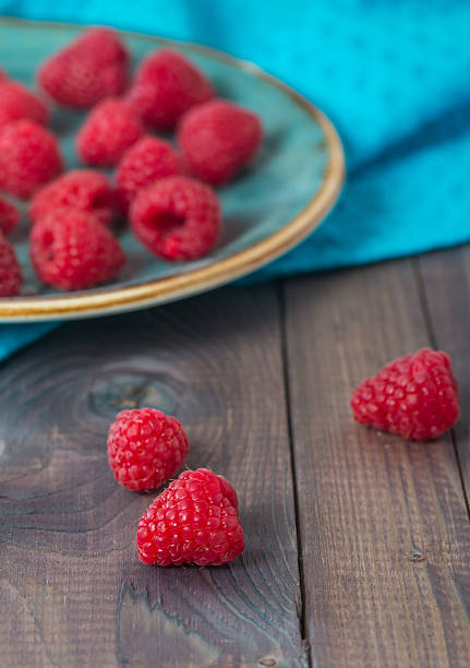 istock raspberries and mint leaves in a plate 479834892